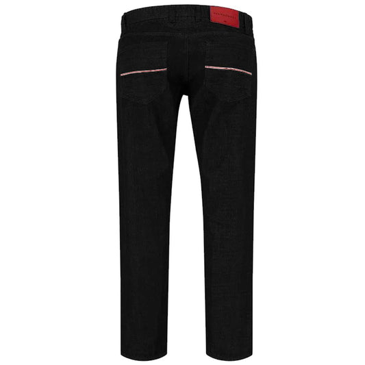 Tramarossa Black Cotton Jeans & Pant