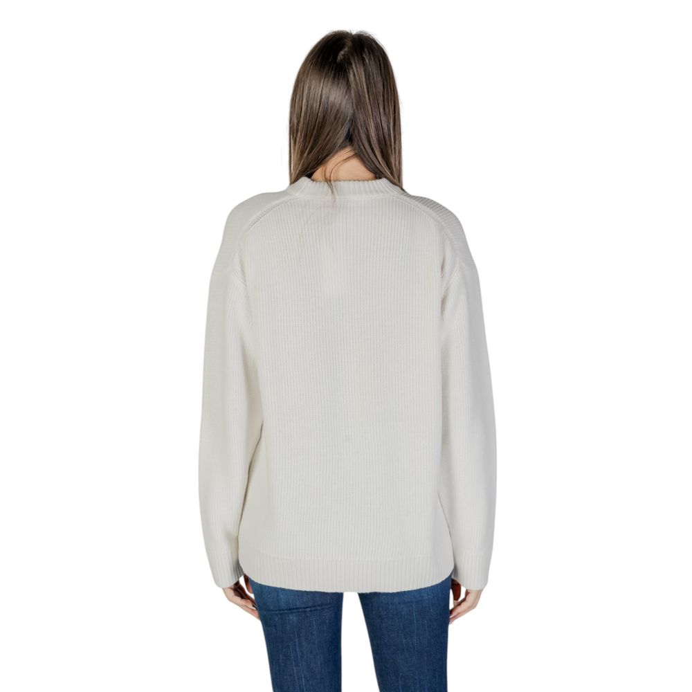 Calvin Klein Jeans Cream Organic Cotton Sweater