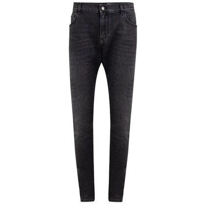 Dolce & Gabbana Gray Cotton Jeans & Pant