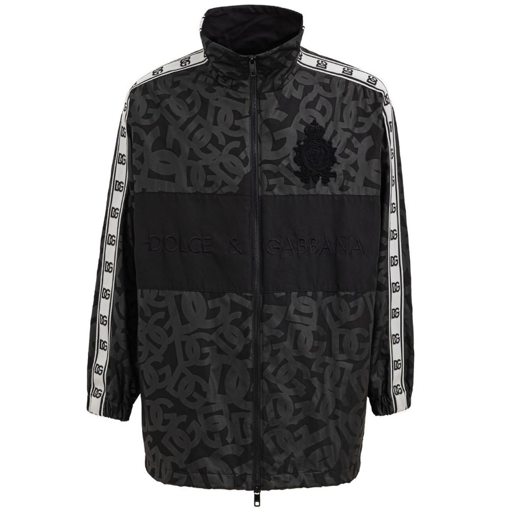 Dolce & Gabbana Black Polyester Jacket