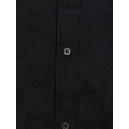 Dolce & Gabbana Black Cotton Shirt