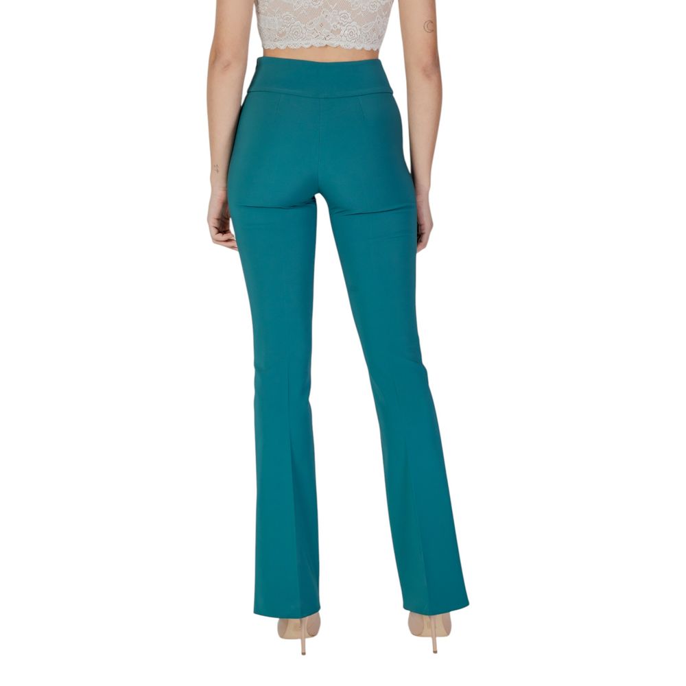 Rinascimento Black Polyester Jeans & Pant