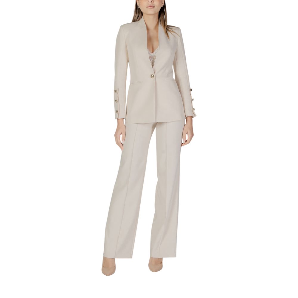 Rinascimento Beige Polyester Jeans & Pant