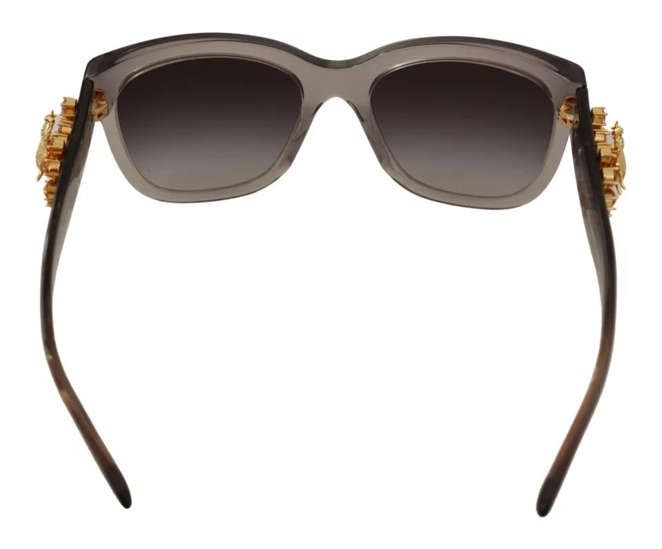 Dolce & Gabbana Clear Embellished Crystal Acetate Sunglasses DG 4247-B-F