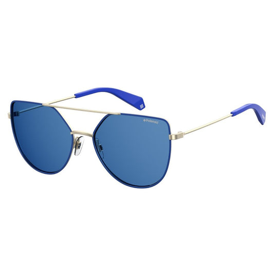 Polaroid Blue Metal Sunglasses