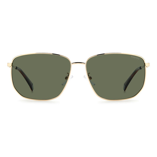 Polaroid Gold Metal Sunglasses