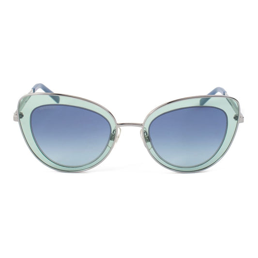 Swarovski Gray Metal Sunglasses