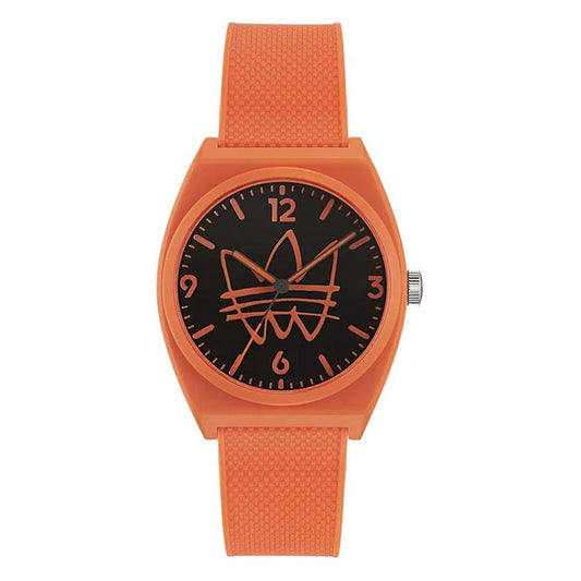 Adidas Orange Silicone Watch