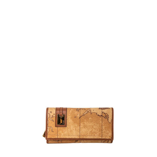 Alviero Martini Prima Classe Beige Leather Wallet