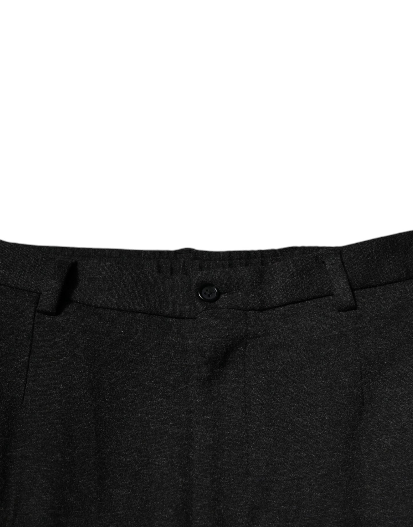 Dolce & Gabbana Black Viscose Cargo Men Casual Pants