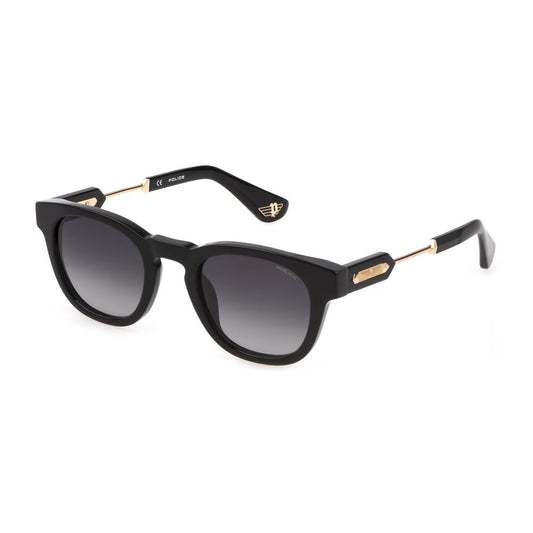 Police Black Plastic Sunglasses