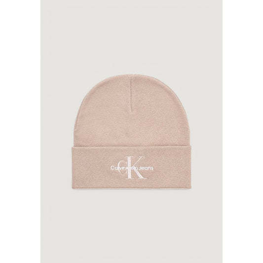 Calvin Klein Jeans Beige Cotton Cap (Baseball Hat)