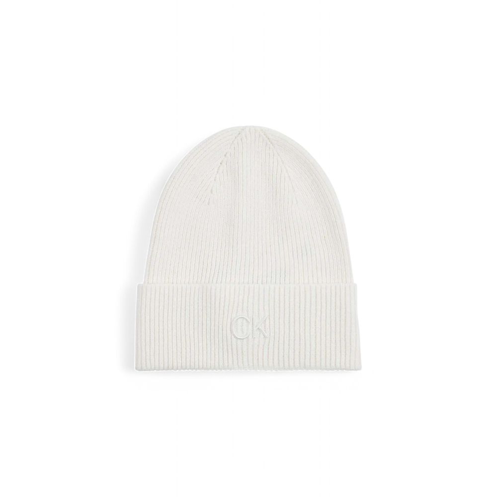 Calvin Klein White Organic Cotton Caps Baseball Hat