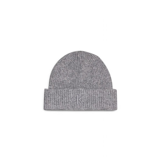 Calvin Klein Gray Marabou Cap (Baseball Hat)