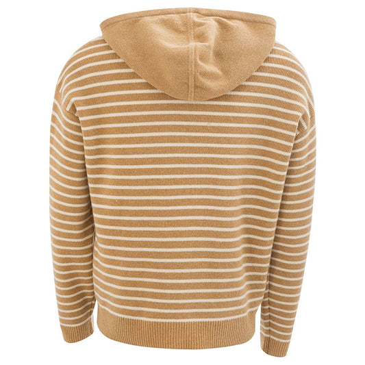 J.W.Anderson Timeless Merino Wool Brown Sweater