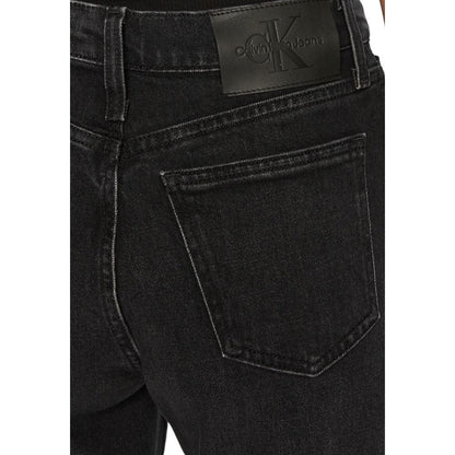 Calvin Klein Jeans Black Cotton Mom Jean