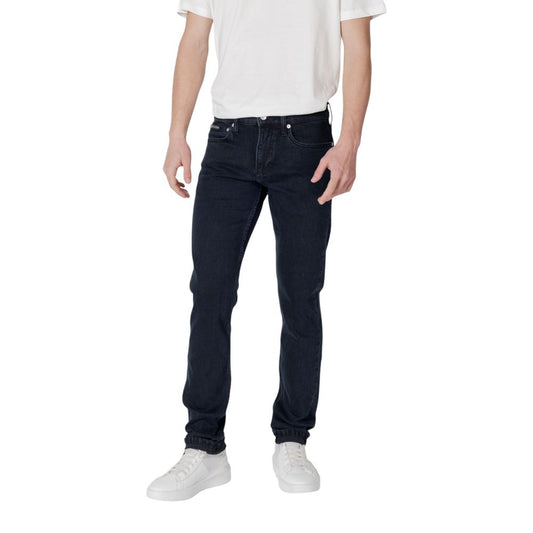 Calvin Klein Jeans Blue Cotton Skinny Jean