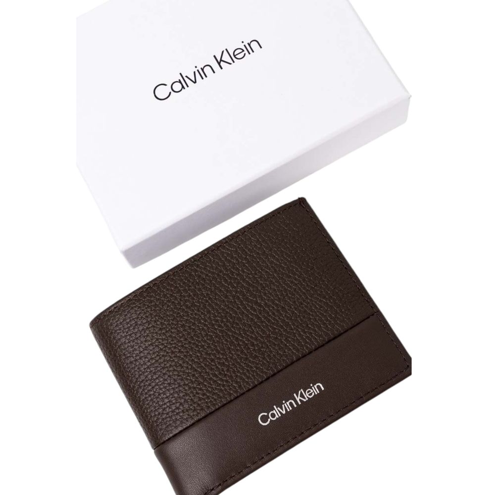 Calvin Klein Brown Leather Wallet