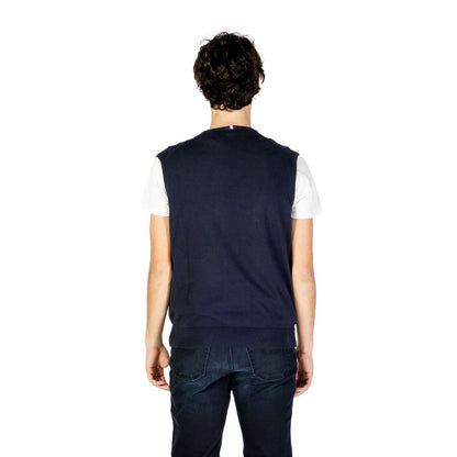 U.S. POLO ASSN. Blue Cotton Waistcoat