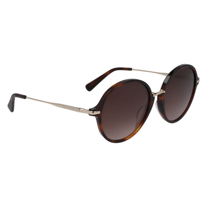 Longchamp Brown Acetate Sunglasses