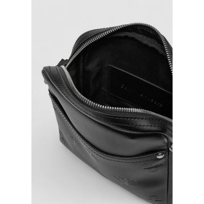 Calvin Klein Black Polyethylene Messenger Bag