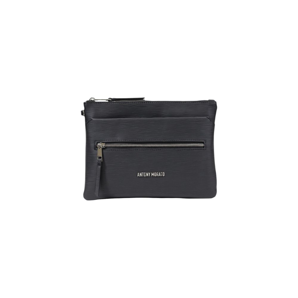 Antony Morato Black Polyethylene Messenger Bag