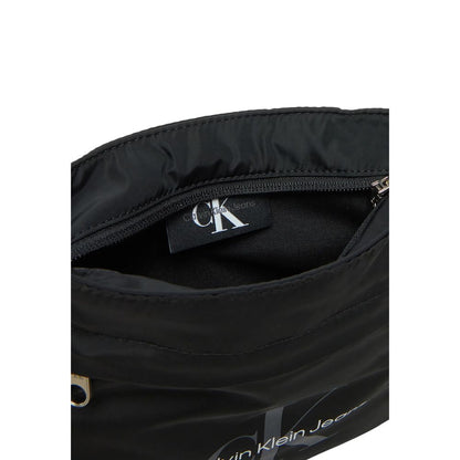 Calvin Klein Jeans Black Recycled Polyester Messenger Bag