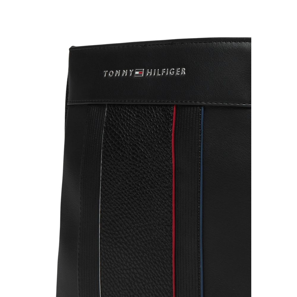 Tommy Hilfiger Black Polyethylene Messenger Bag