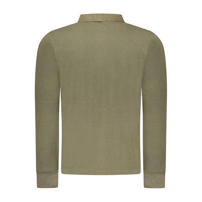 Rifle Green Cotton Men Polo Shirt