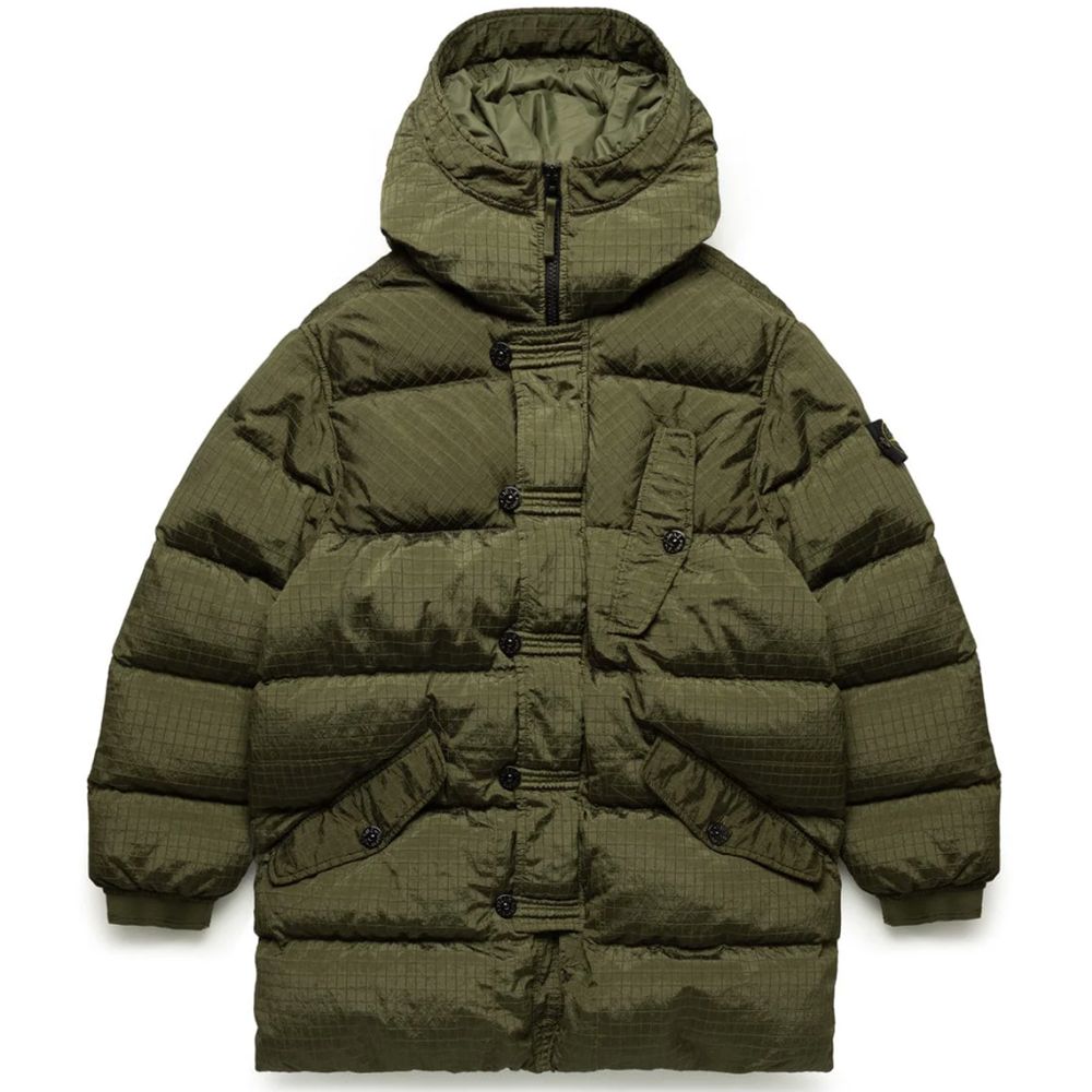 Stone Island Green Nylon Jacket