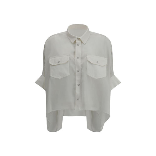 Sacai Denim Print Shirt