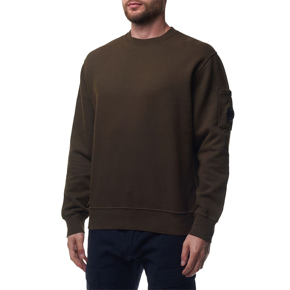 C.P. Company Brown Cotton Sweater