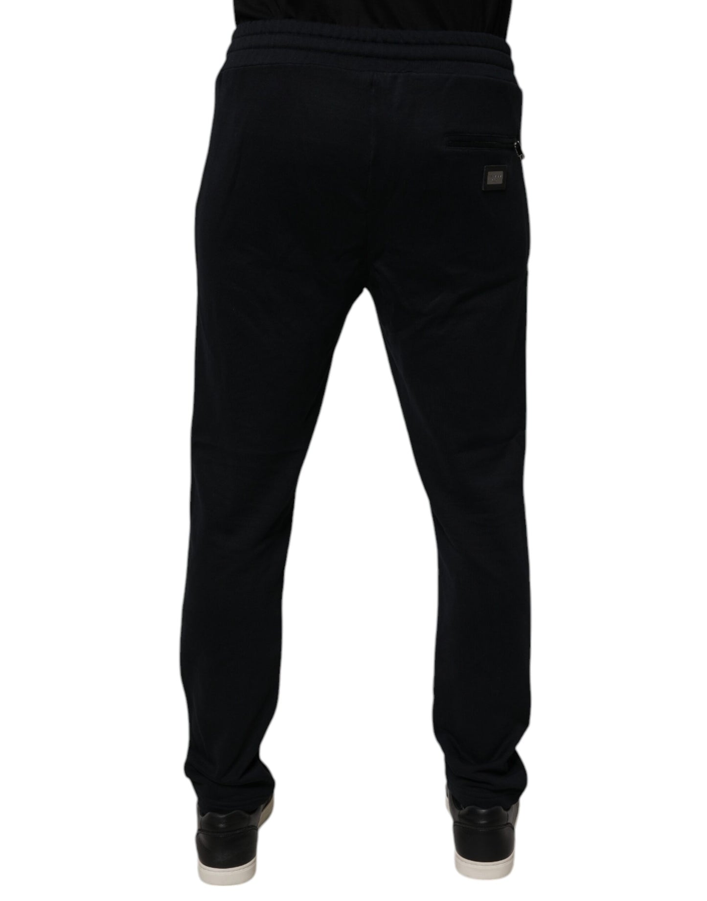 Dolce & Gabbana Black Cotton Jogger Jogging Pants