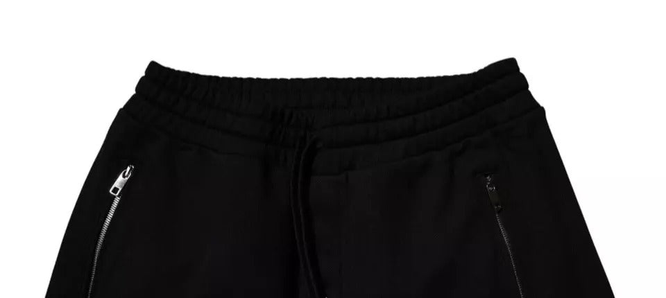 Dolce & Gabbana Black Cotton Jogger Jogging Pants