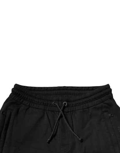 Dolce & Gabbana Black Cotton Jogger Jogging Pants