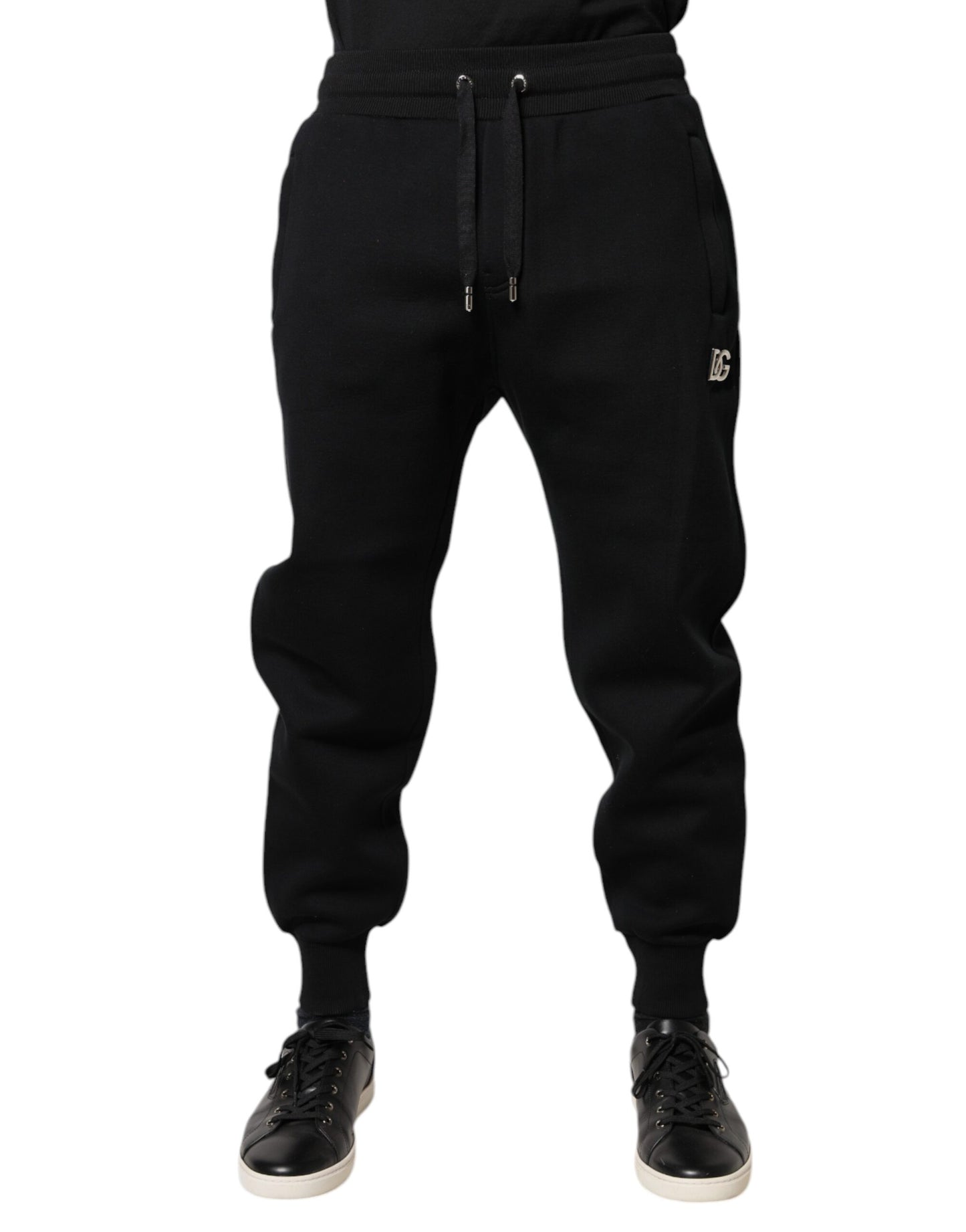 Dolce & Gabbana Black Modal Jogger Jogging Pants