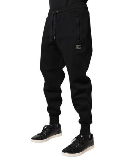 Dolce & Gabbana Black Modal Jogger Jogging Pants