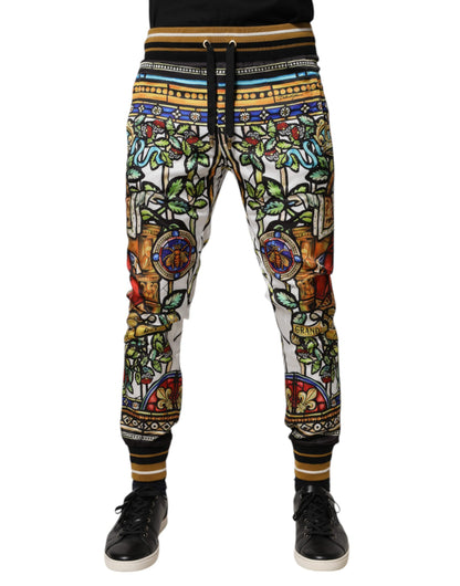 Dolce & Gabbana Multicolor NAPOLEON Jogger Sweatpants Pants