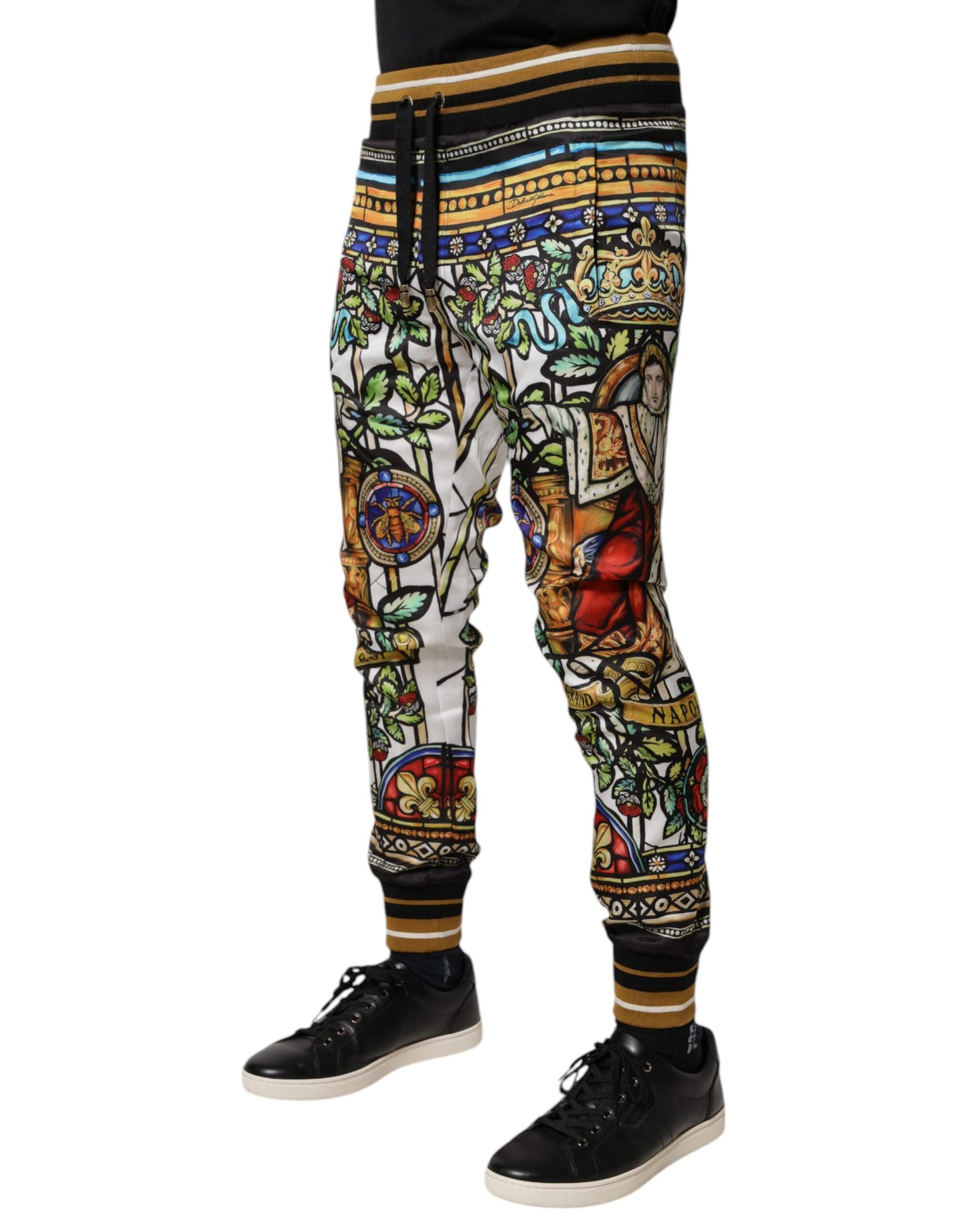 Dolce & Gabbana Multicolor NAPOLEON Jogger Sweatpants Pants