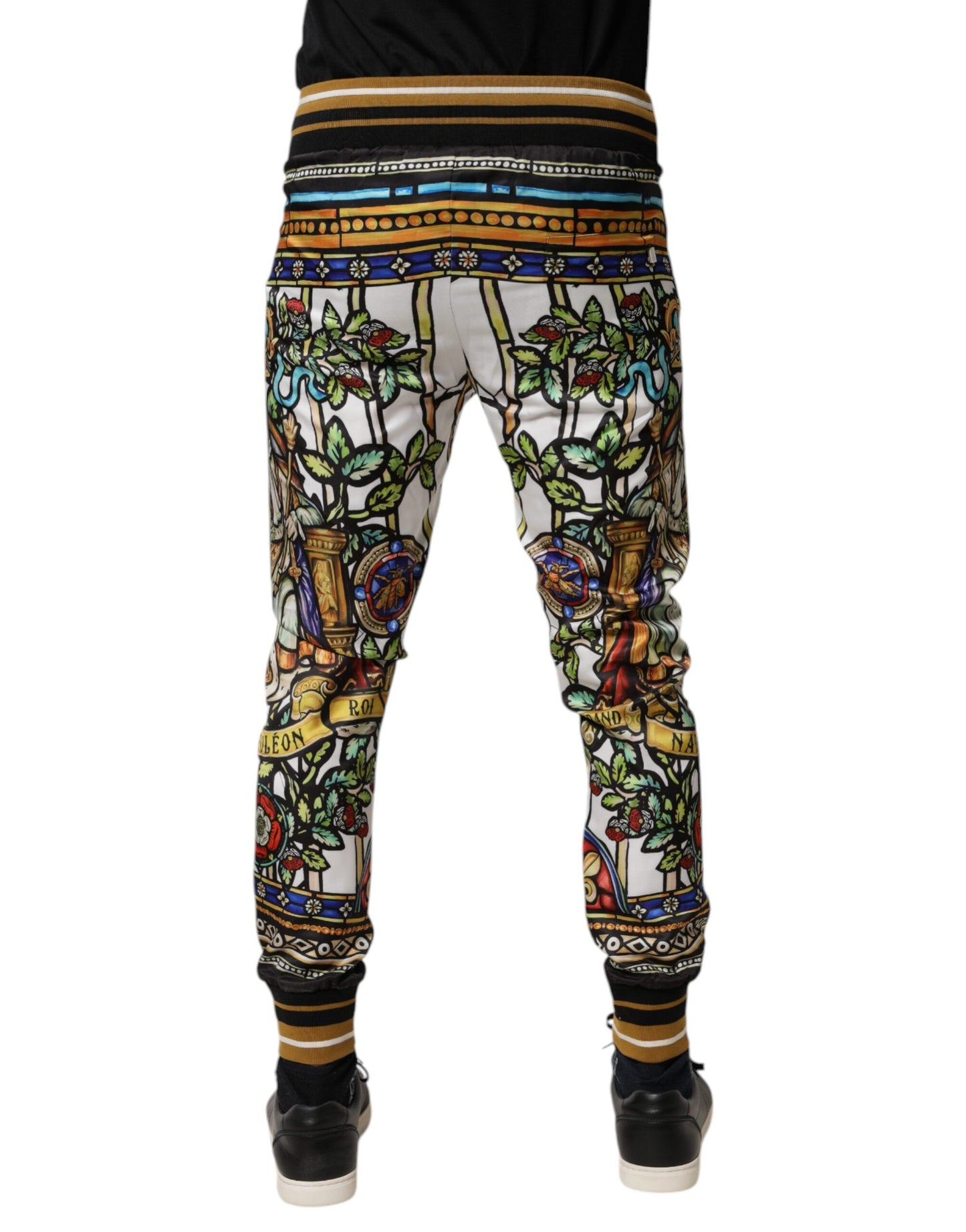 Dolce & Gabbana Multicolor NAPOLEON Jogger Sweatpants Pants