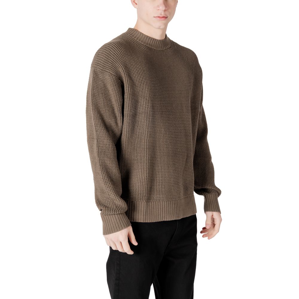 Calvin Klein Jeans Beige Organic Cotton Sweater