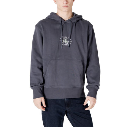 Calvin Klein Jeans Gray Cotton Hoody