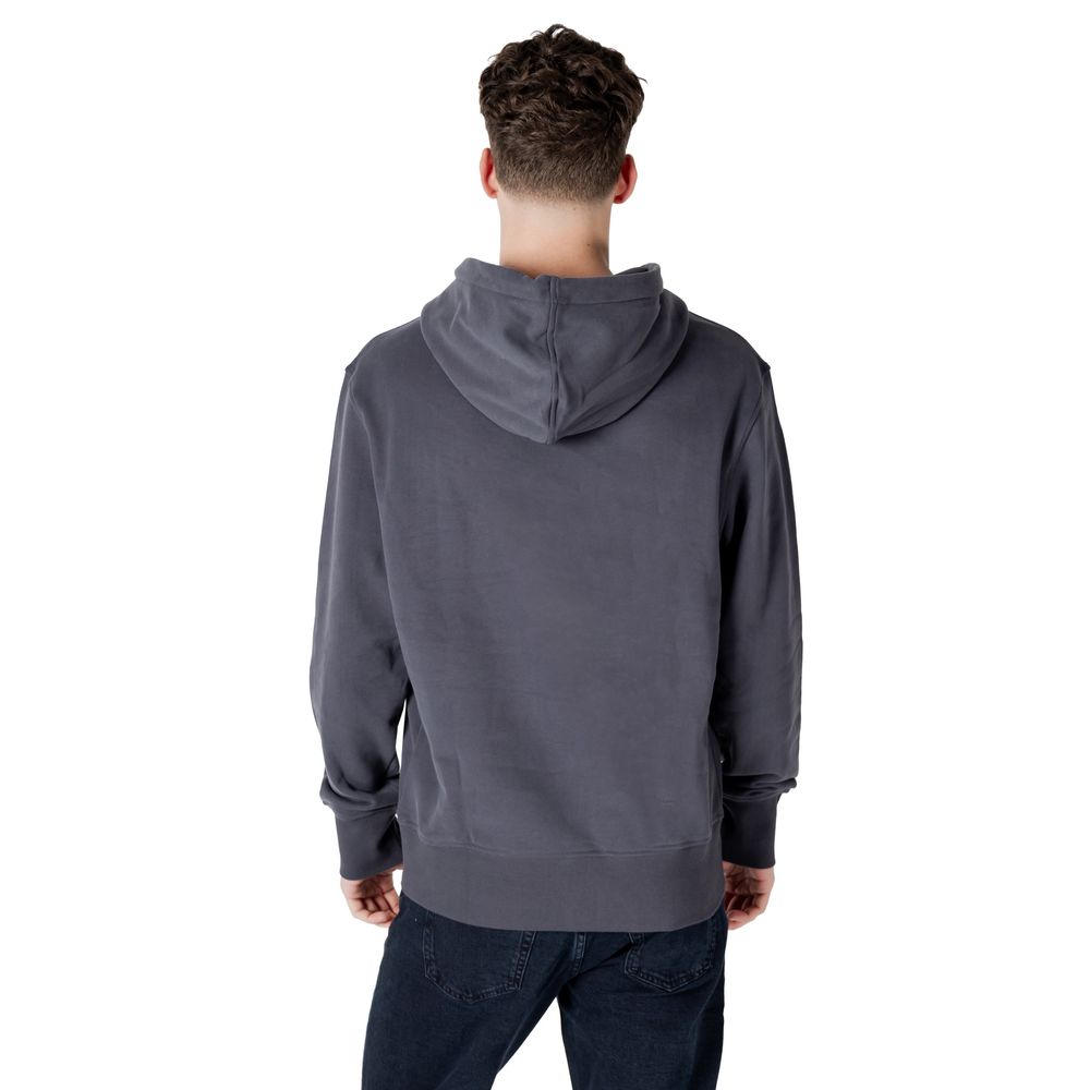 Calvin Klein Jeans Gray Cotton Hoody