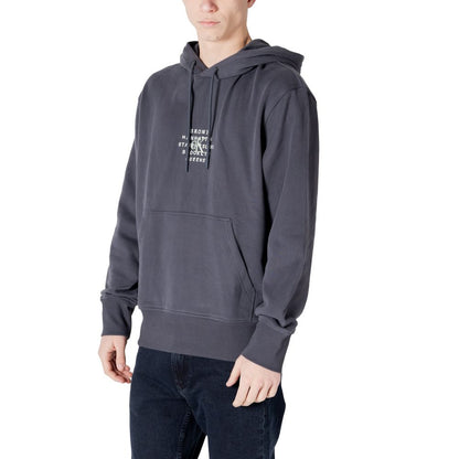 Calvin Klein Jeans Gray Cotton Hoody