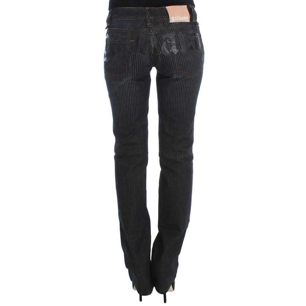 John Galliano Blue Cotton Jeans & Pant