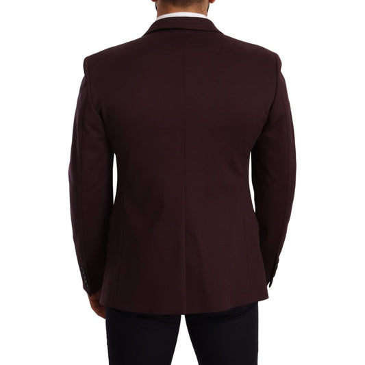 Dolce & Gabbana Purple Cotton Blazer