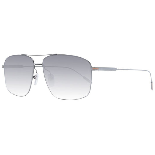 Ermenegildo Zegna Gray Metal Sunglasses