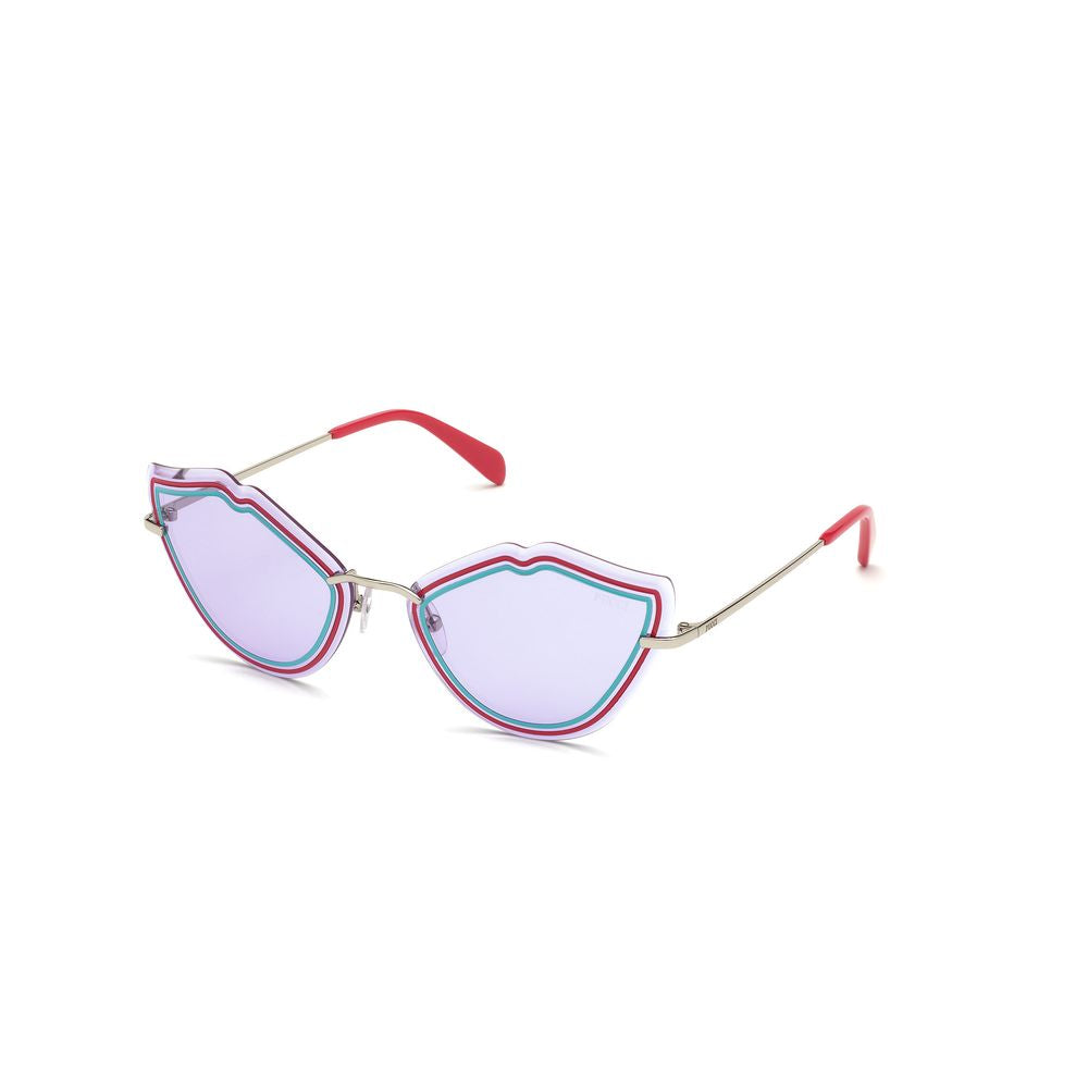 Emilio Pucci Gray Metal Sunglasses