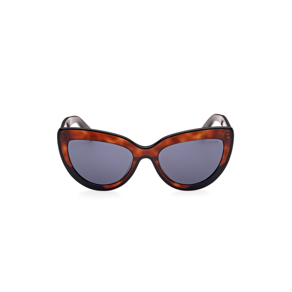 Emilio Pucci Brown Acetate Sunglasses