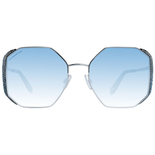 Atelier Swarovski Gray Metal Sunglasses